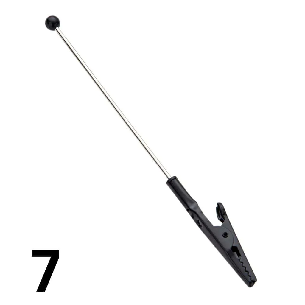 Beadable Alligator Clips Random Mix and Silver Color 138mm - Image 10