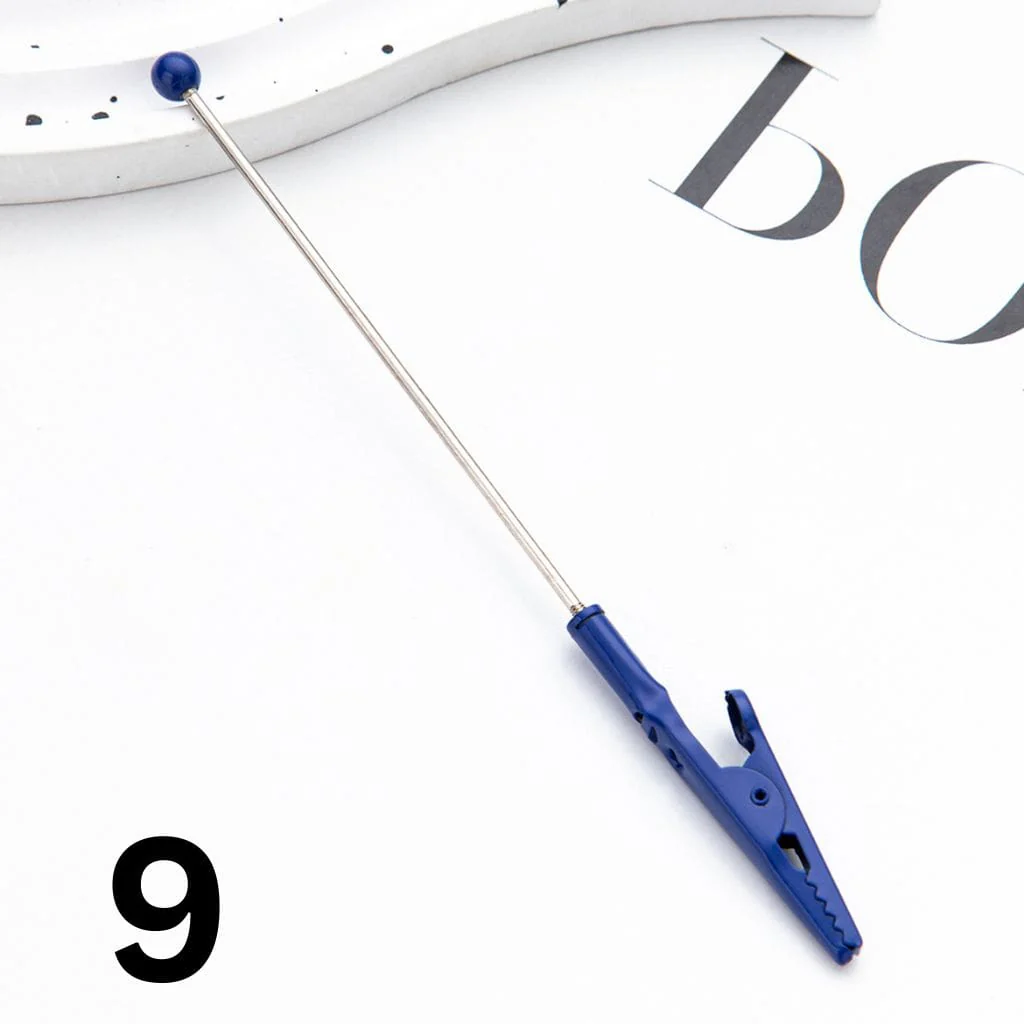 Beadable Alligator Clips Random Mix and Silver Color 138mm - Image 12