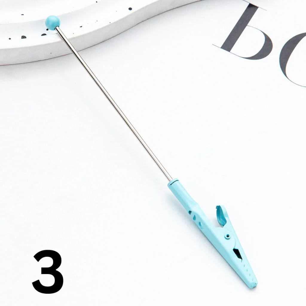 Beadable Alligator Clips Random Mix and Silver Color 138mm - Image 6