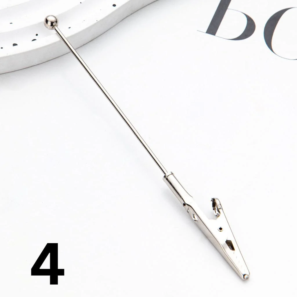 Beadable Alligator Clips Random Mix and Silver Color 138mm - Image 7