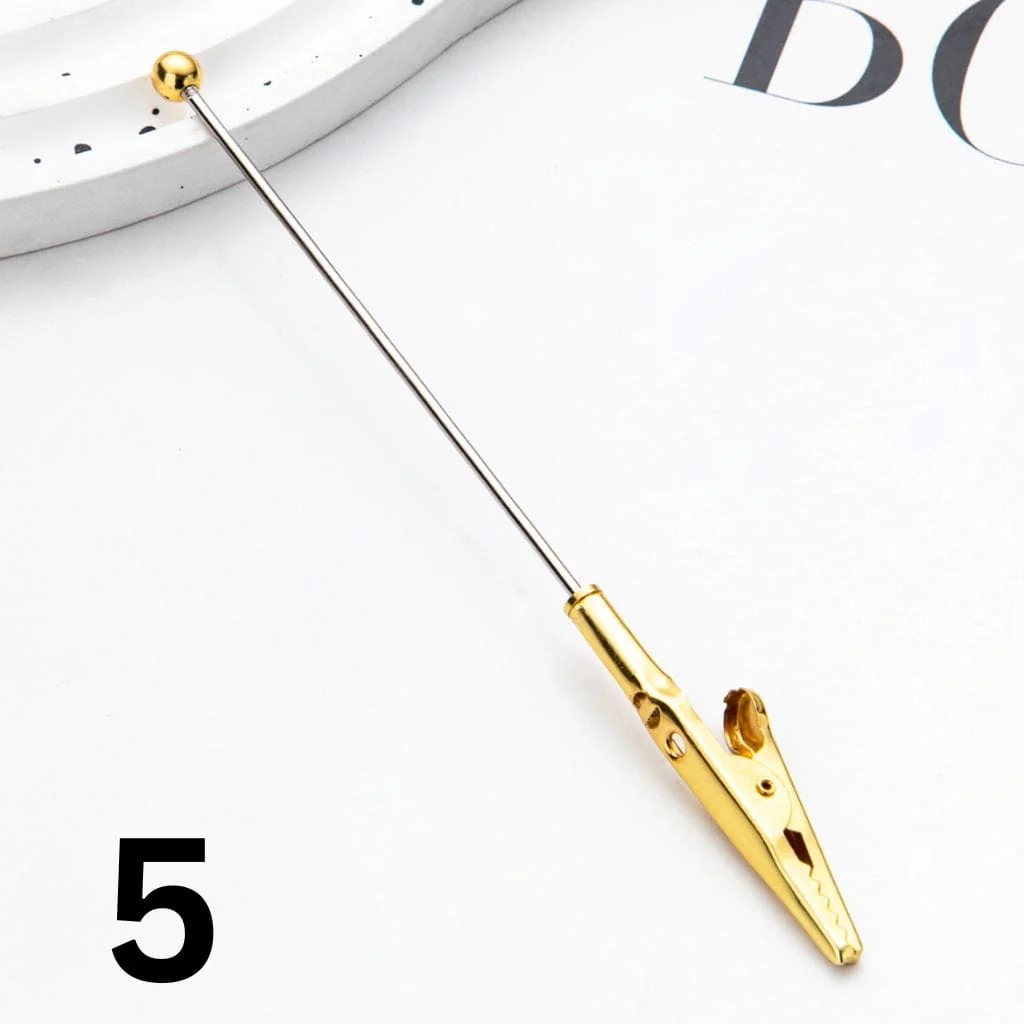 Beadable Alligator Clips Random Mix and Silver Color 138mm - Image 8