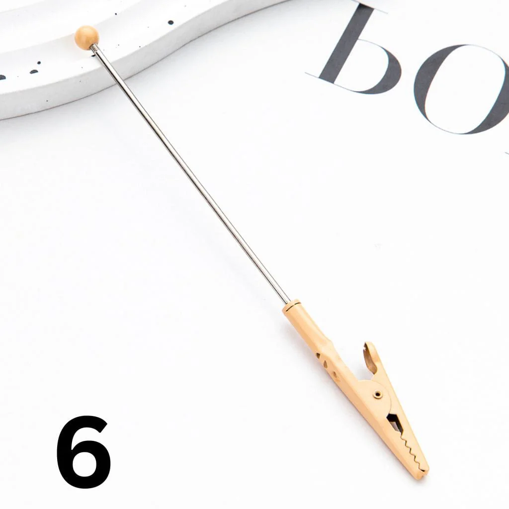 Beadable Alligator Clips Random Mix and Silver Color 138mm - Image 9