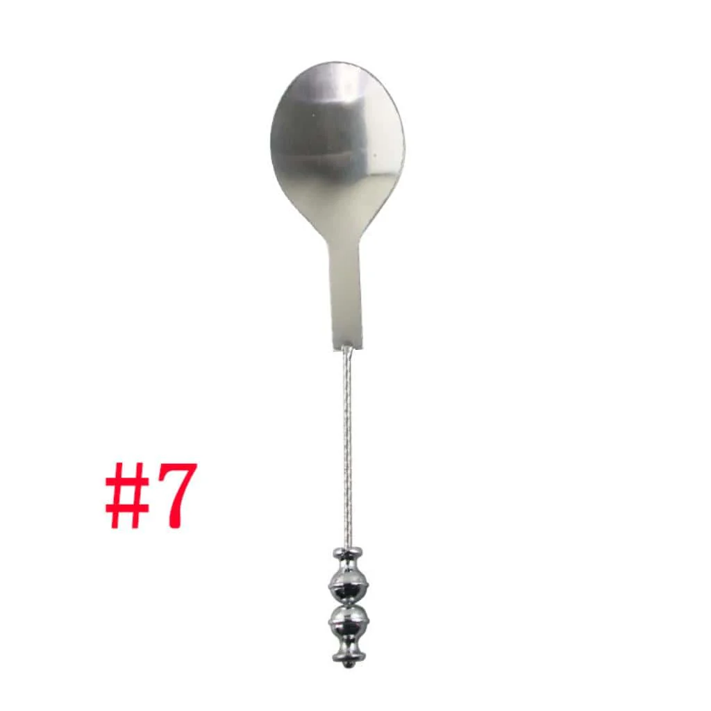 Beadable Corkscrew Bottle Opener, Envelope Opener, Cheese Butter, Dessert Spoon, Fork, Teaspoon, Grill Utensils - Image 8