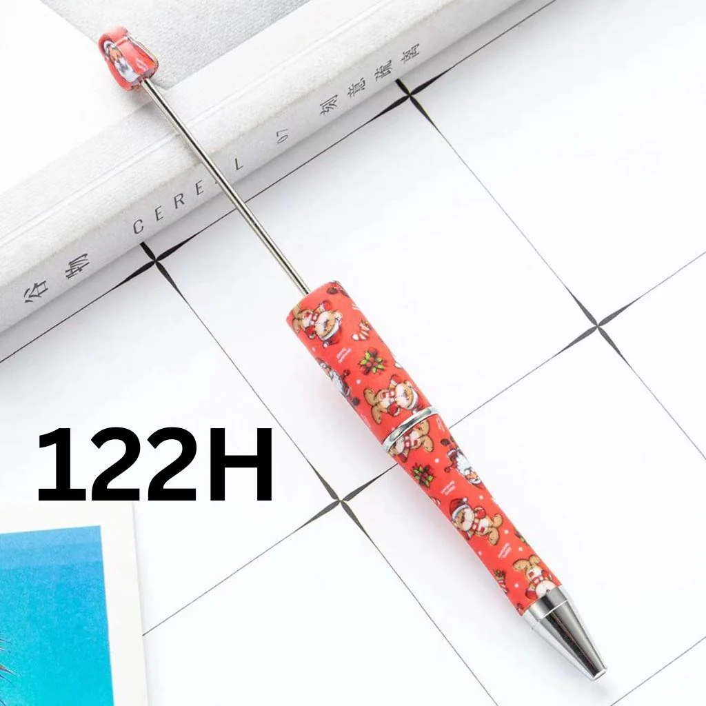 Christmas Printed Beadable Pens - Image 14