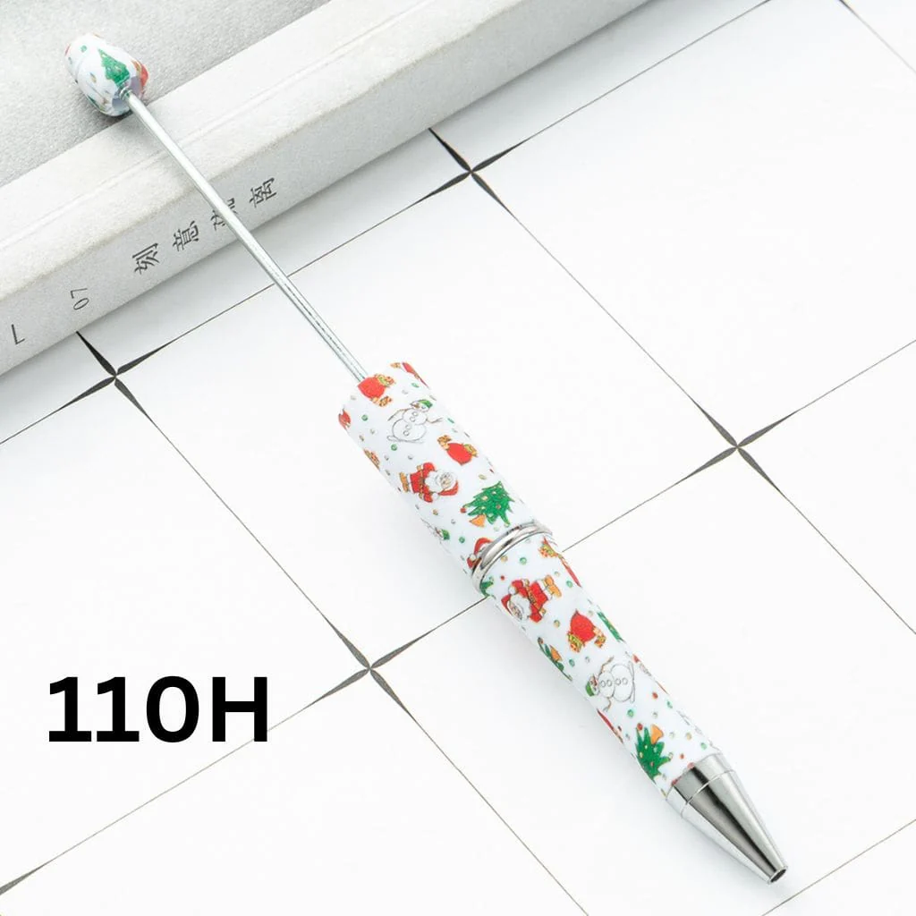 Christmas Printed Beadable Pens - Image 3