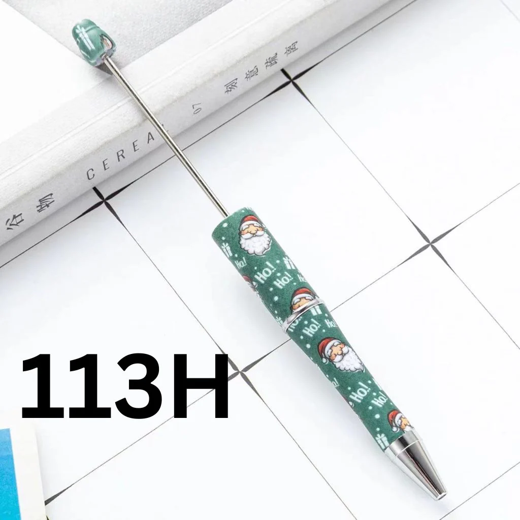 Christmas Printed Beadable Pens - Image 5