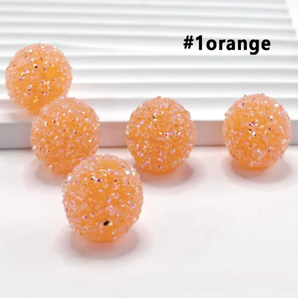 28 Single Colors and 7 Color Series Mix Round Sugar Beads, 20MM - Image 11