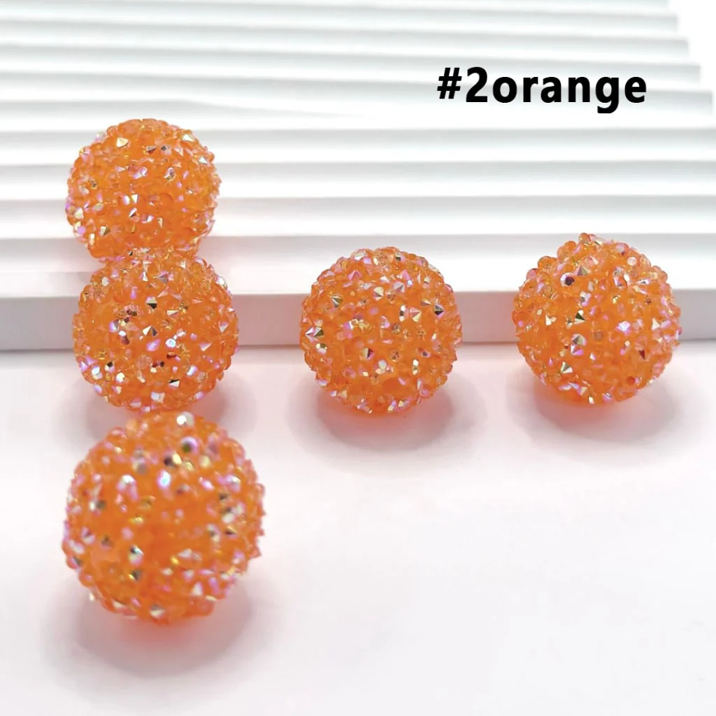 28 Single Colors and 7 Color Series Mix Round Sugar Beads, 20MM - Image 12