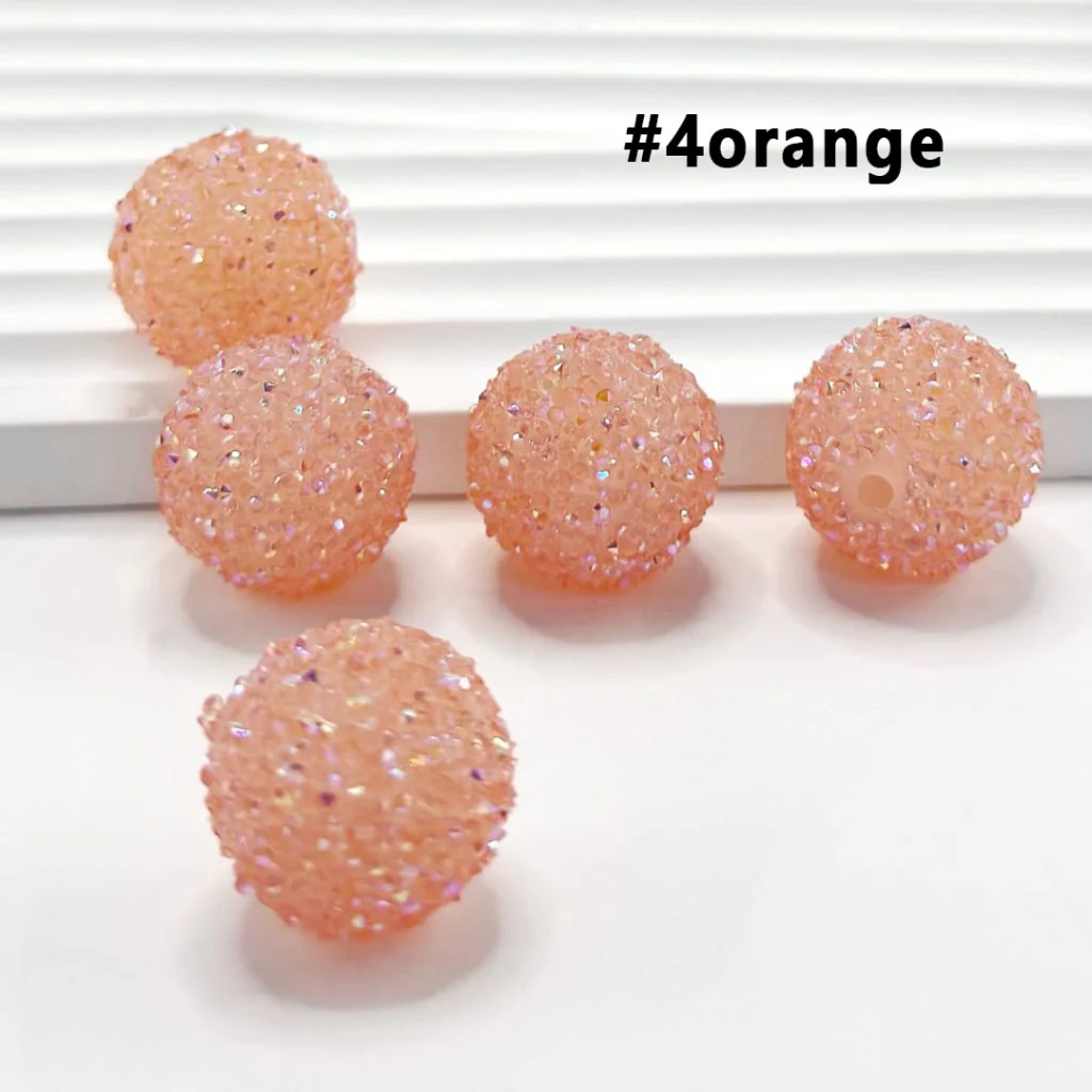 28 Single Colors and 7 Color Series Mix Round Sugar Beads, 20MM - Image 15