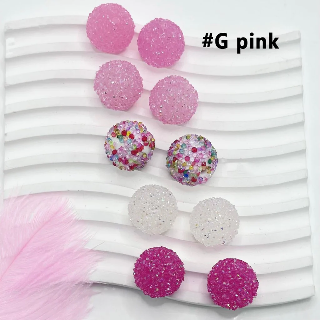 28 Single Colors and 7 Color Series Mix Round Sugar Beads, 20MM - Image 16