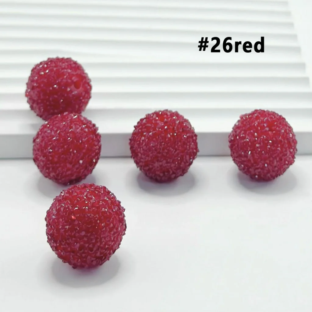 28 Single Colors and 7 Color Series Mix Round Sugar Beads, 20MM - Image 17