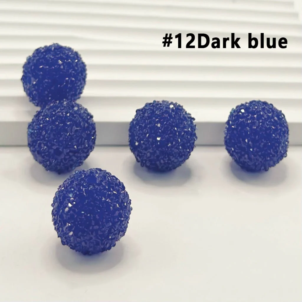 28 Single Colors and 7 Color Series Mix Round Sugar Beads, 20MM - Image 30