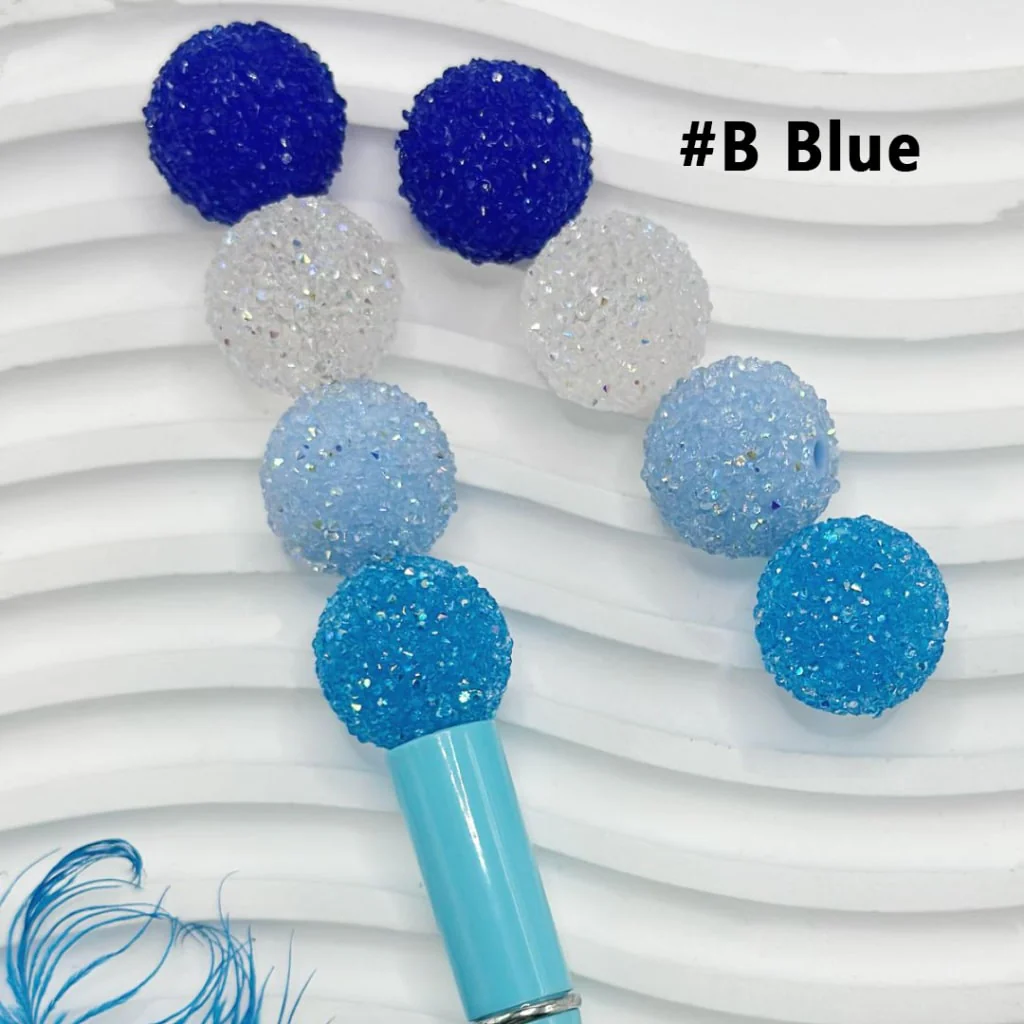 28 Single Colors and 7 Color Series Mix Round Sugar Beads, 20MM - Image 7