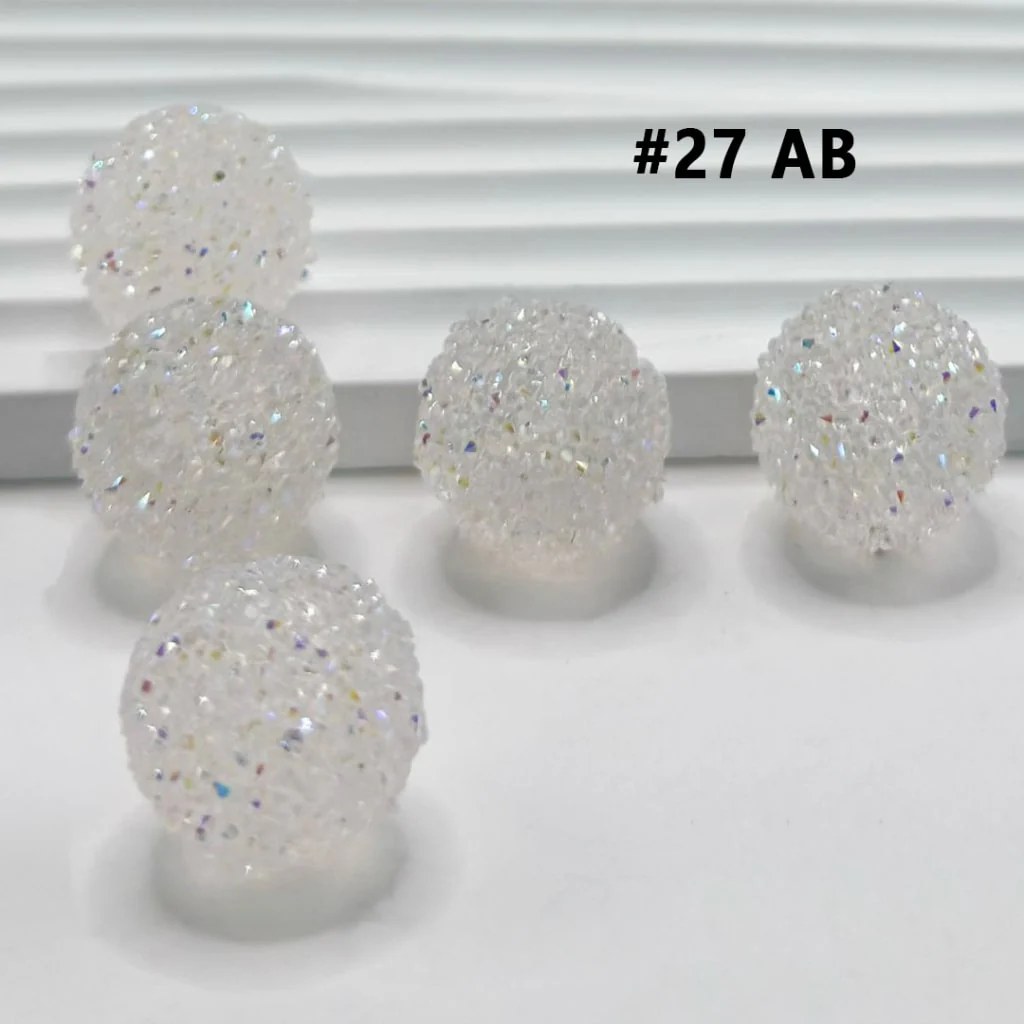 28 Single Colors and 7 Color Series Mix Round Sugar Beads, 20MM - Image 9