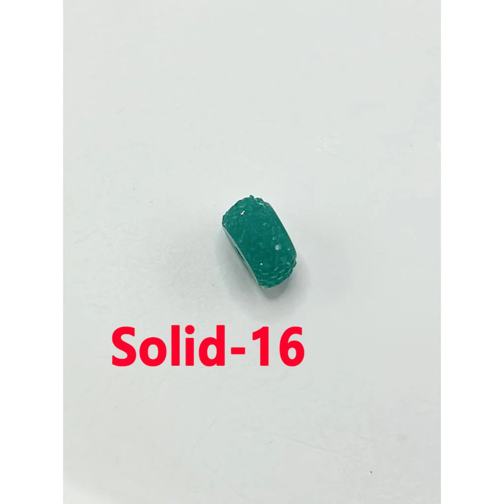 Colorful Wheel Acrylic Beads with Sugar Spacer Texture on Side, 12mm - Image 12