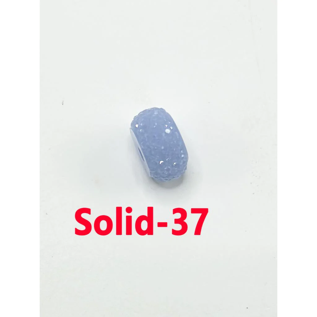 Colorful Wheel Acrylic Beads with Sugar Spacer Texture on Side, 12mm - Image 26