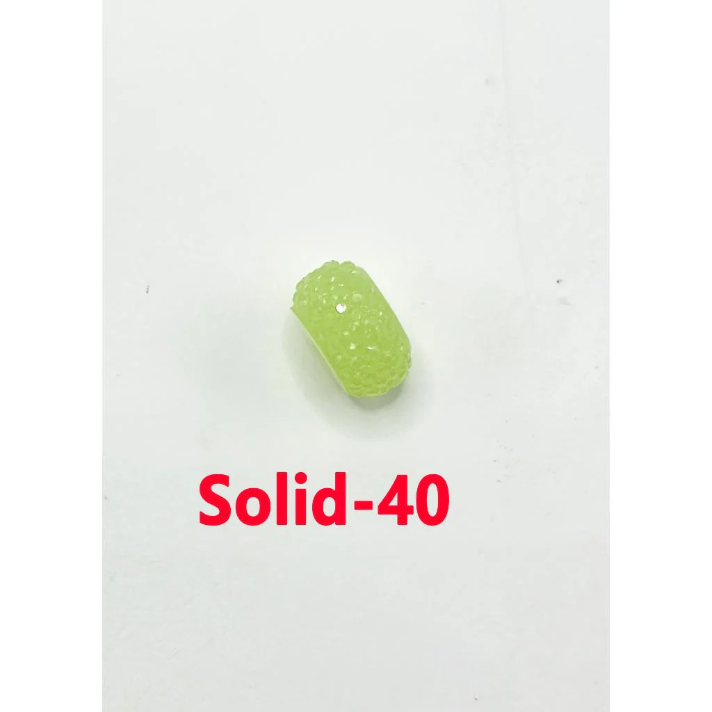 Colorful Wheel Acrylic Beads with Sugar Spacer Texture on Side, 12mm - Image 27