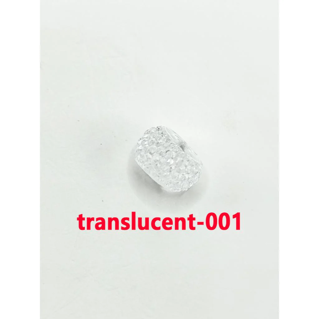 Colorful Wheel Acrylic Beads with Sugar Spacer Texture on Side, 12mm - Image 38