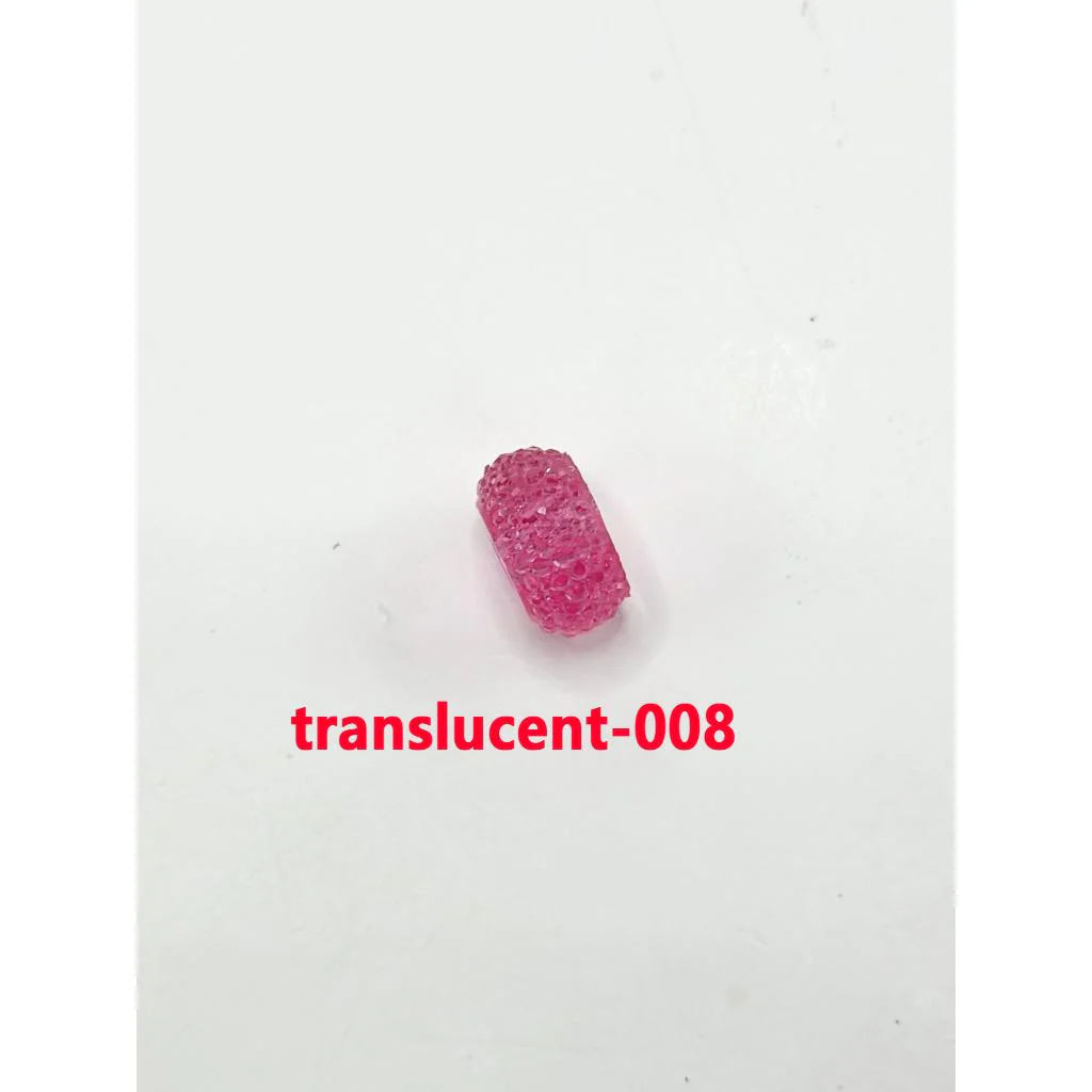 Colorful Wheel Acrylic Beads with Sugar Spacer Texture on Side, 12mm - Image 40