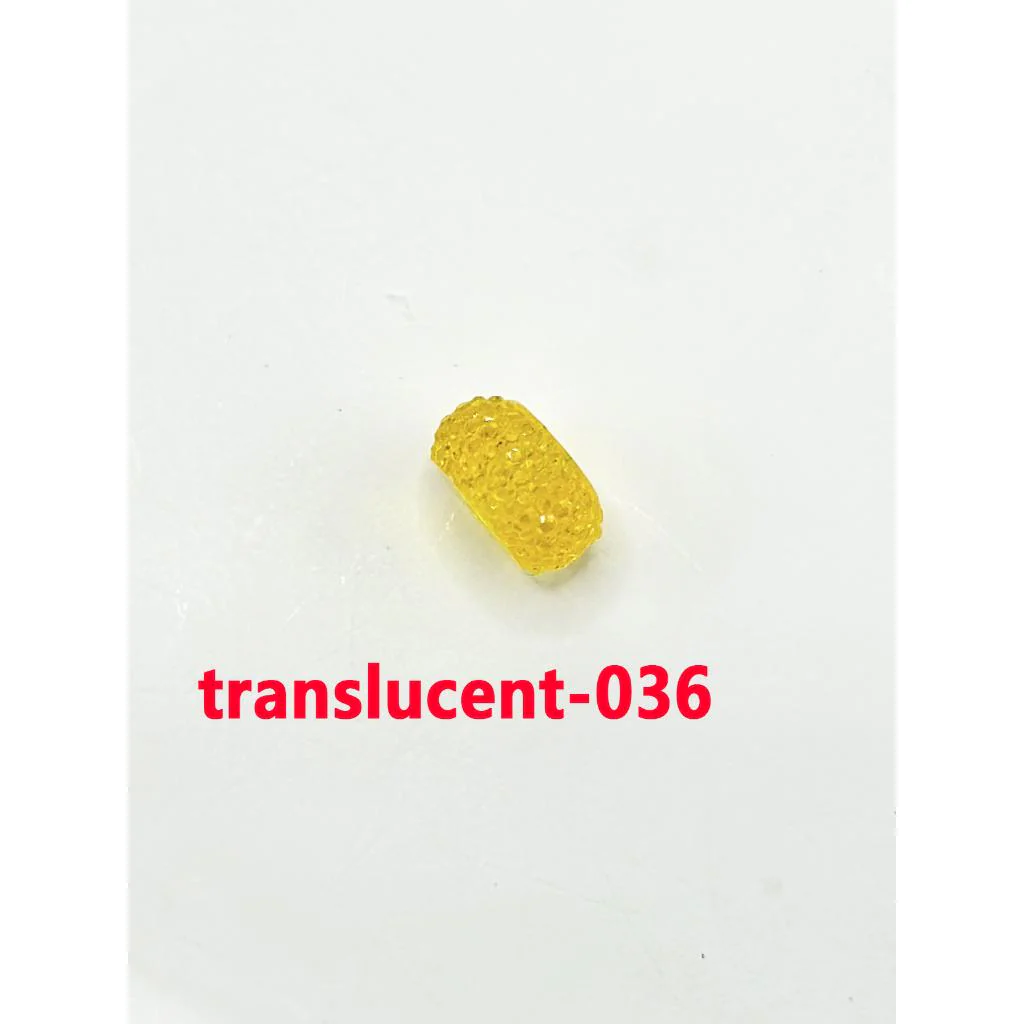 Colorful Wheel Acrylic Beads with Sugar Spacer Texture on Side, 12mm - Image 50