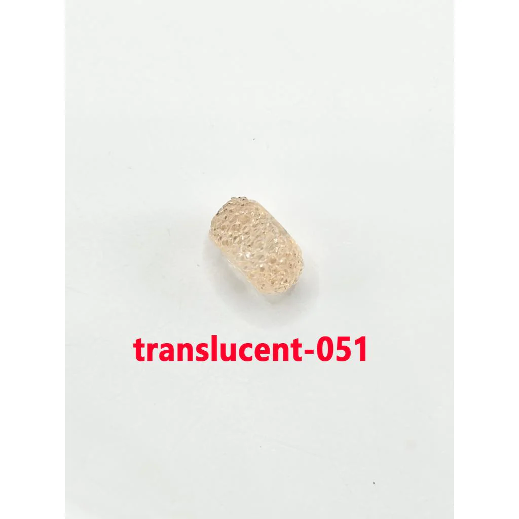 Colorful Wheel Acrylic Beads with Sugar Spacer Texture on Side, 12mm - Image 55