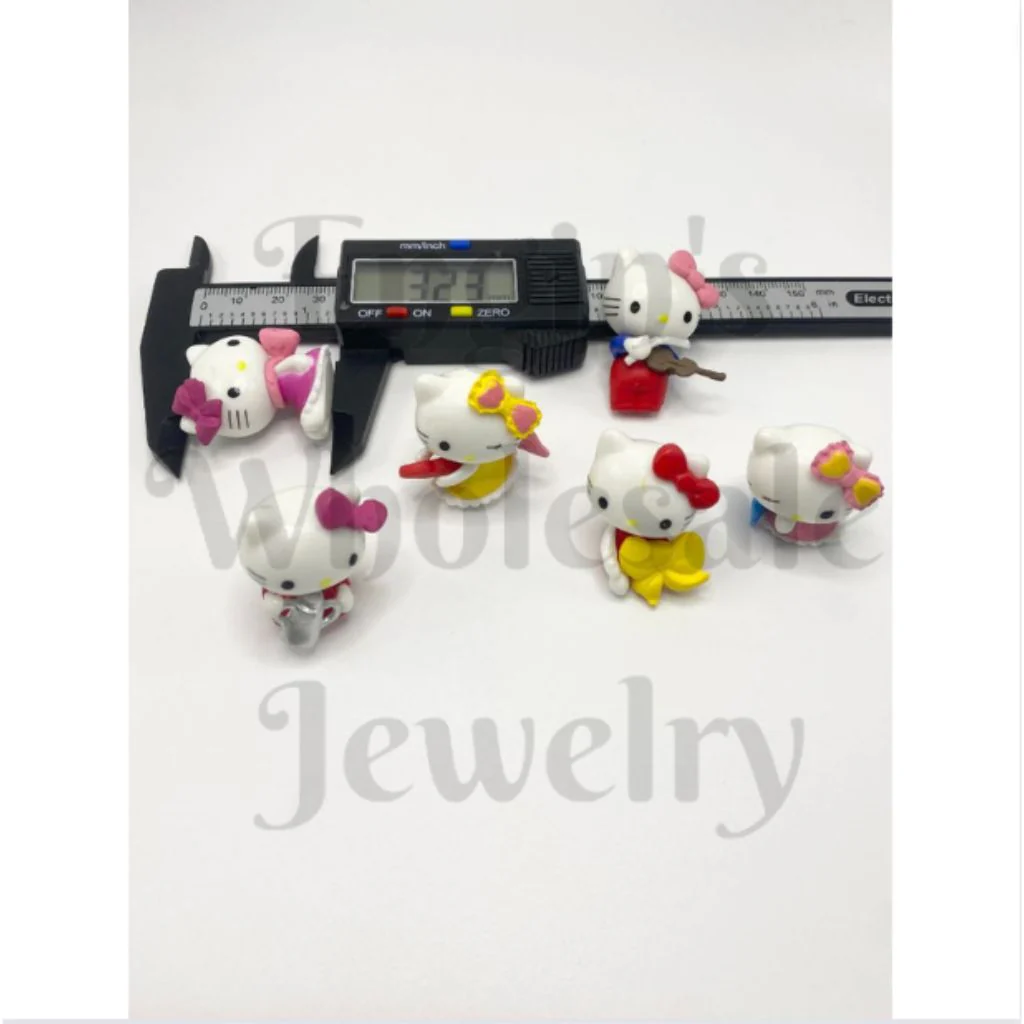 Cute Cat Character Pen Toppers (Without Hole), Random Mix - Image 3