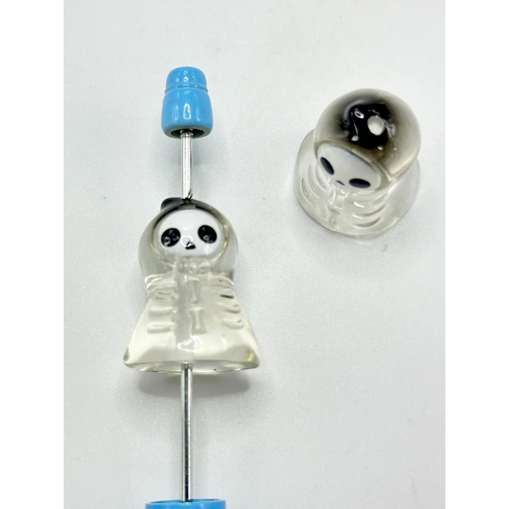 Cute Halloween Crystal Ball Clear Spooky Pen Toppers Beads, Around 10-13MM - Image 5