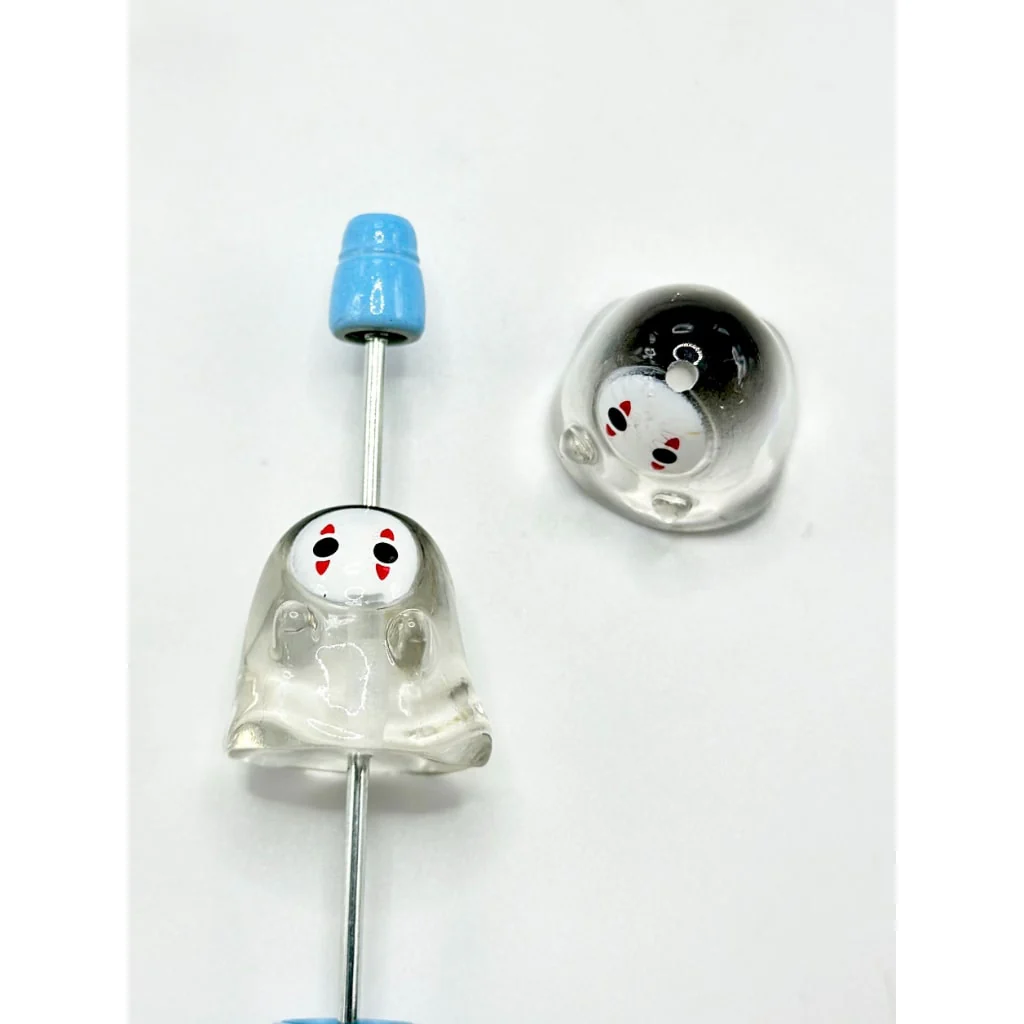 Cute Halloween Crystal Ball Clear Spooky Pen Toppers Beads, Around 10-13MM - Image 9