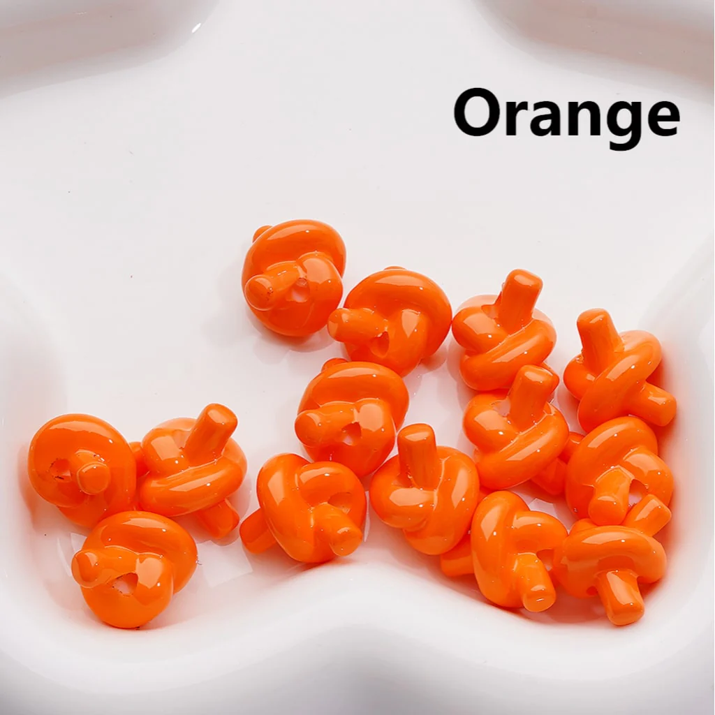 Cute Knot Tie Acrylic Beads in Solid Color, Around 15*17MM, (Single Color is available for 200pcs(Whole bag)) - Image 4