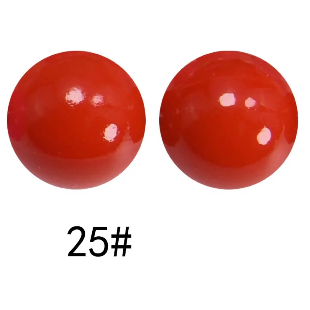 Extra Glossy Opal Silicone Beads, Solid Color, 15mm - Image 17