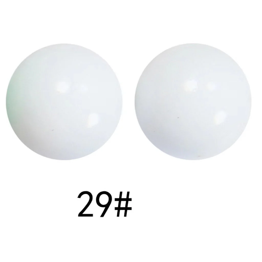 Extra Glossy Opal Silicone Beads, Solid Color, 15mm - Image 20