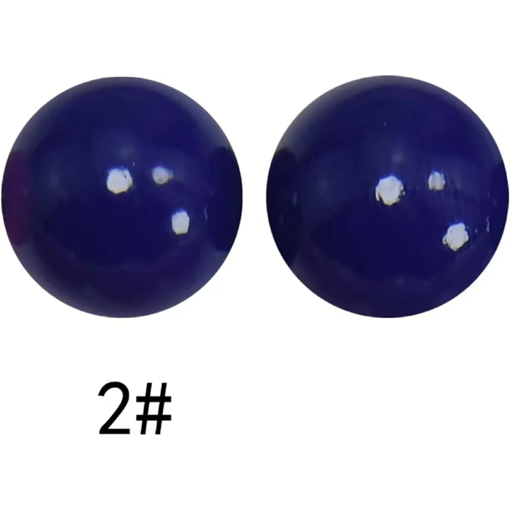 Extra Glossy Opal Silicone Beads, Solid Color, 15mm - Image 3