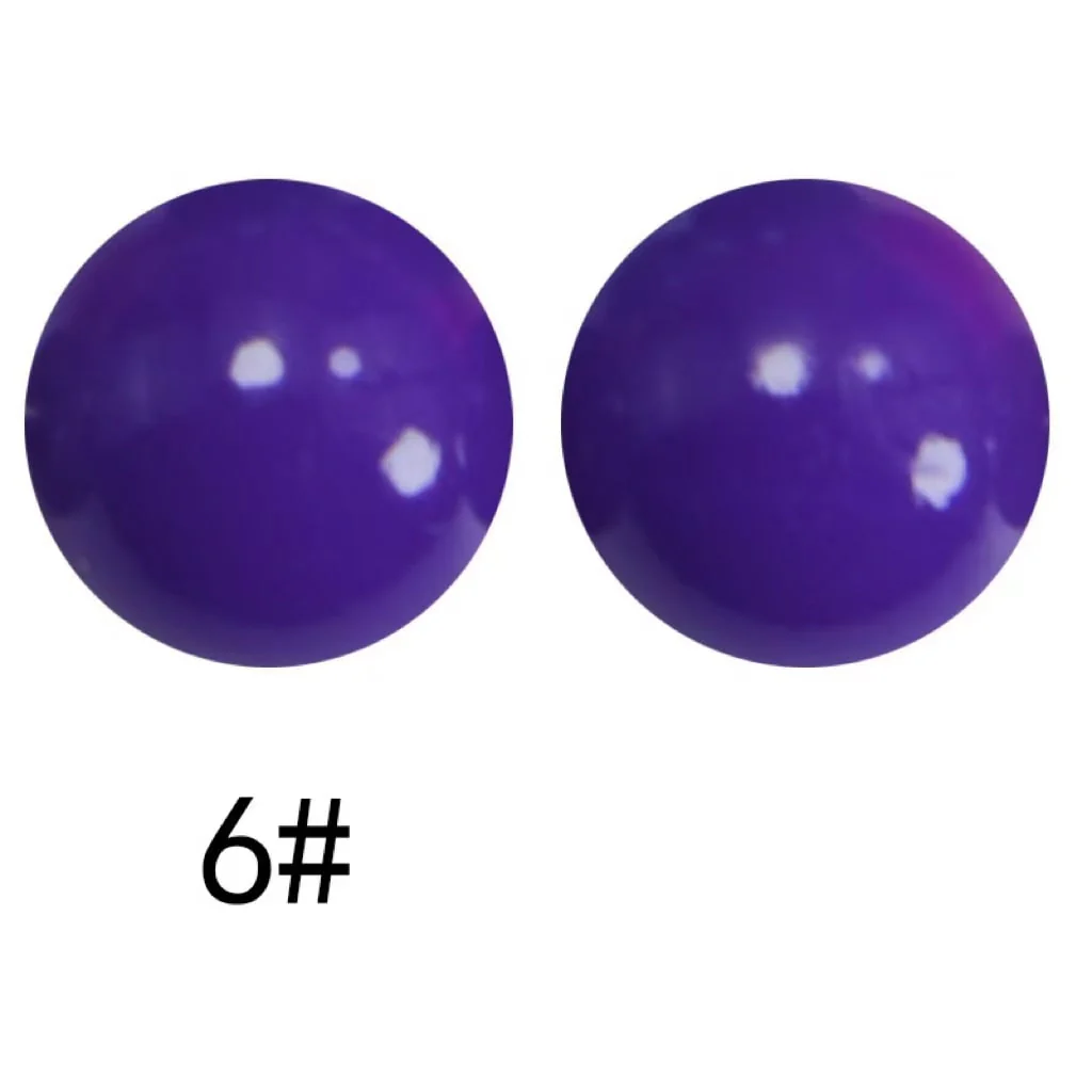 Extra Glossy Opal Silicone Beads, Solid Color, 15mm - Image 6