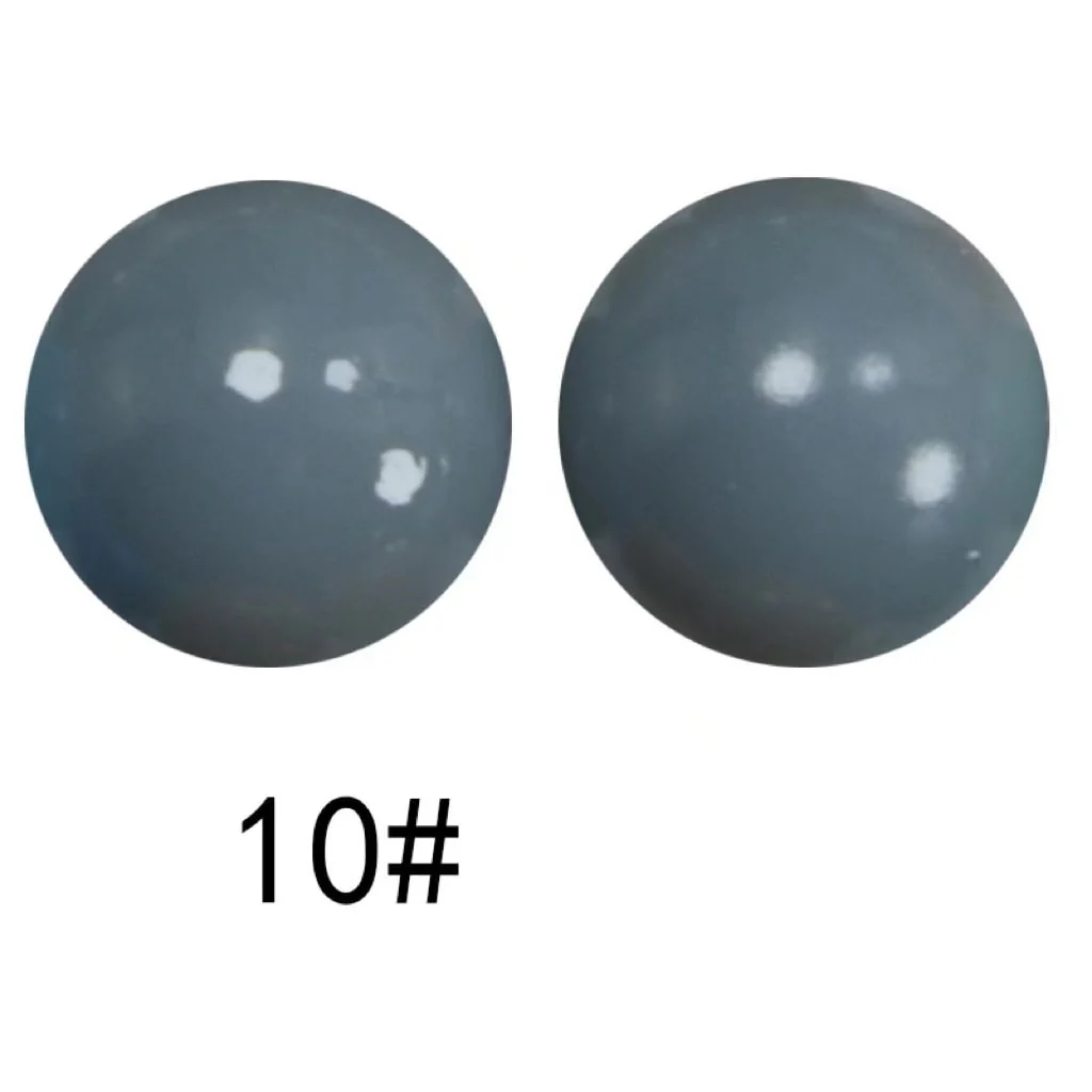 Extra Glossy Opal Silicone Beads, Solid Color, 15mm - Image 9