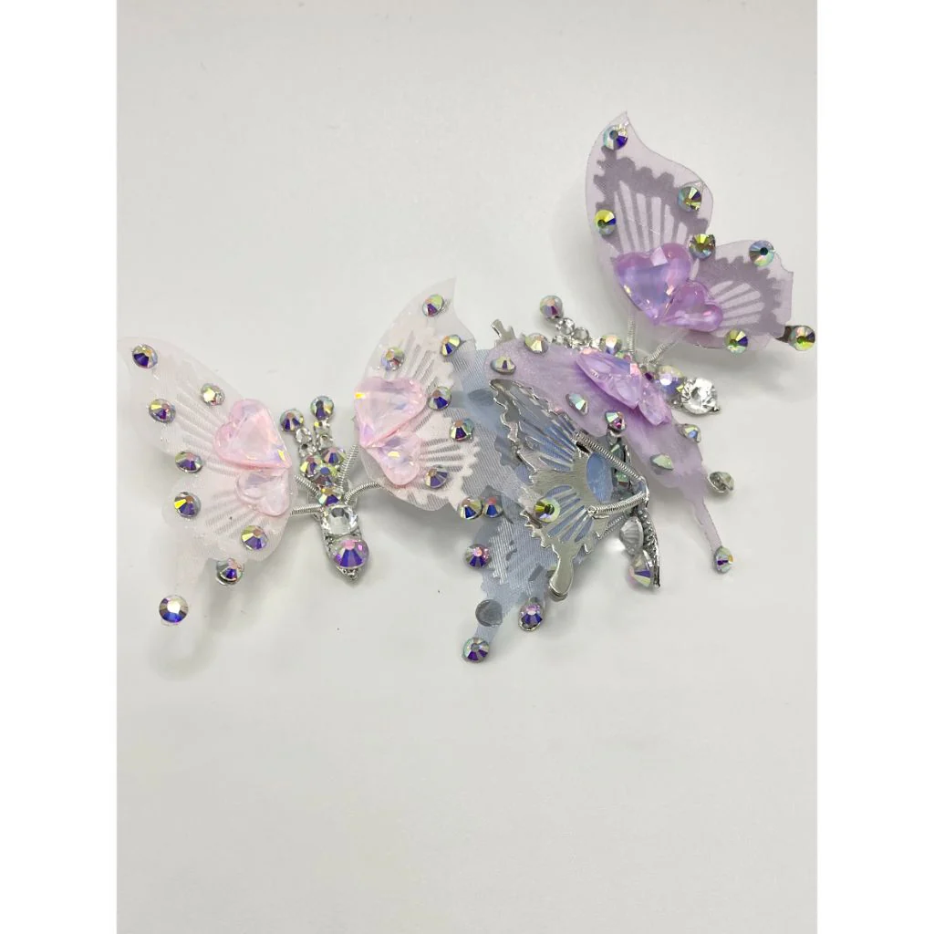 Fluttering Butterfly with Rhinestones - Image 3