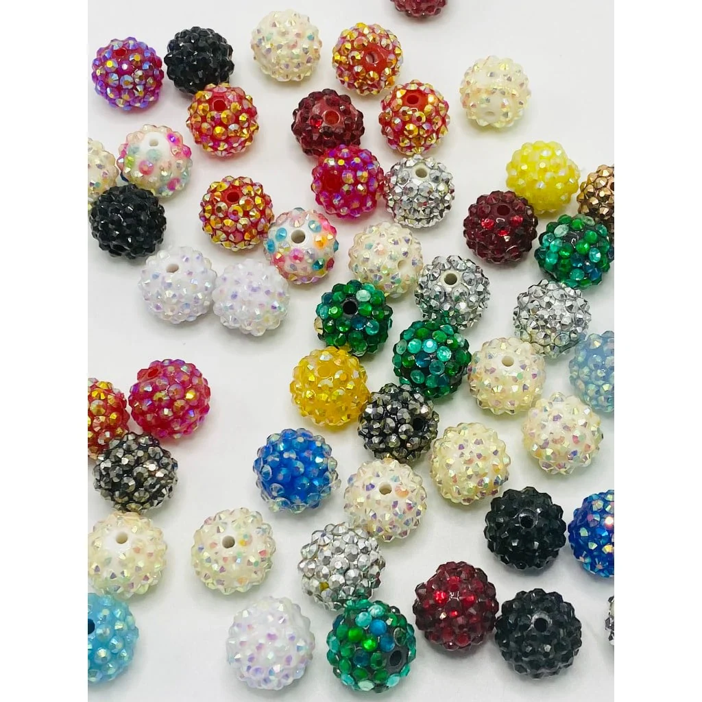 Rhinestones Beads, Acrylic, 12mm, 14mm, 16mm, 20mm - Image 3