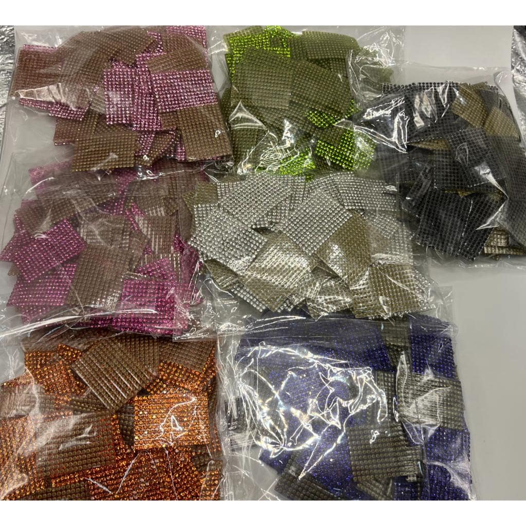 Rhinestones Wraps for Beadable Pen, Random Mix, 28mm by 38mm - Image 3