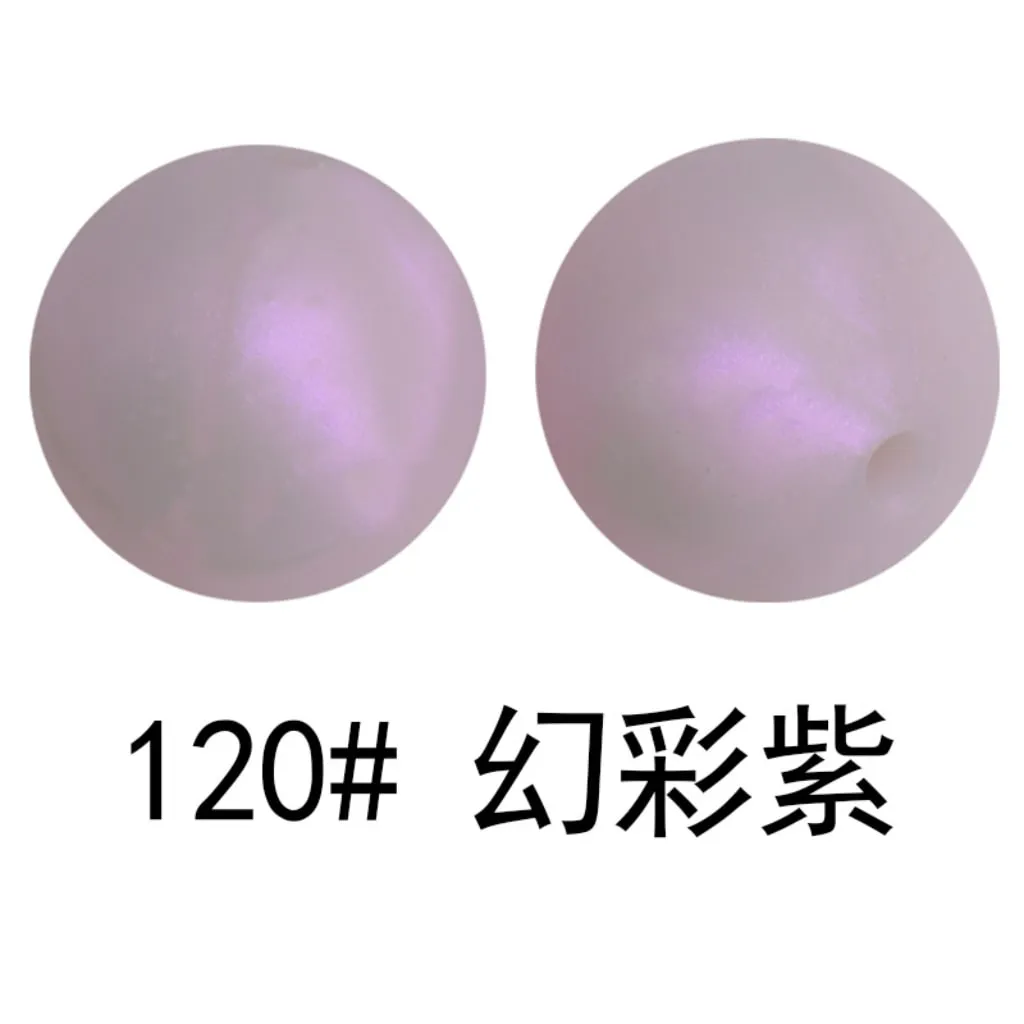 Silicone Beads, Solid Colors, 15 mm - Image 34