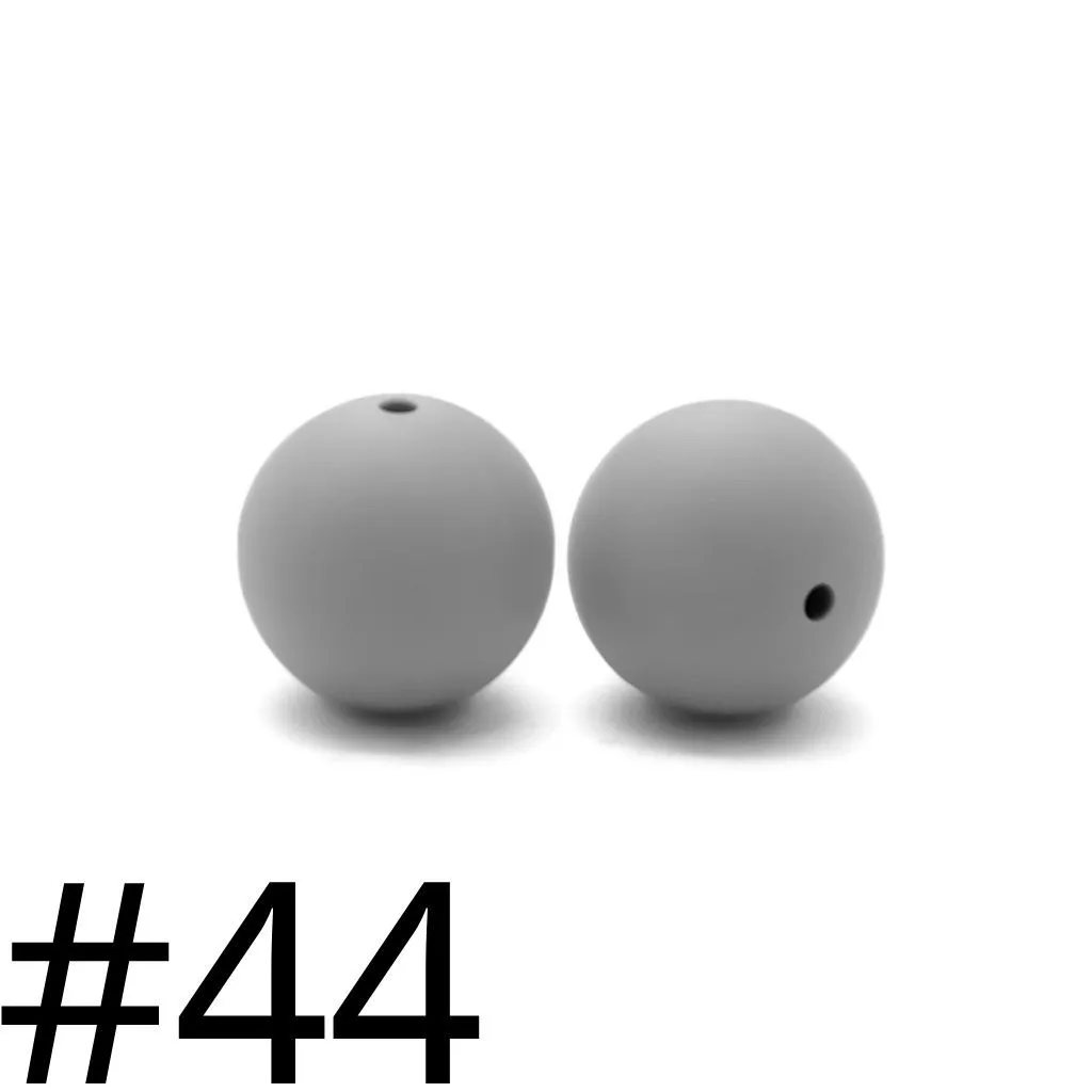 Silicone Beads, Solid Colors, 15 mm - Image 68