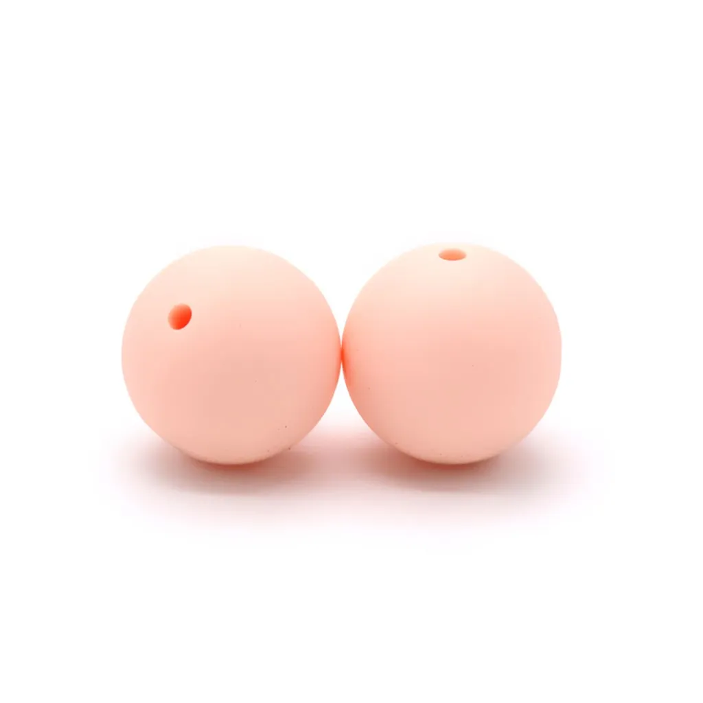 Silicone Beads, Solid Colors, 15 mm - Image 10