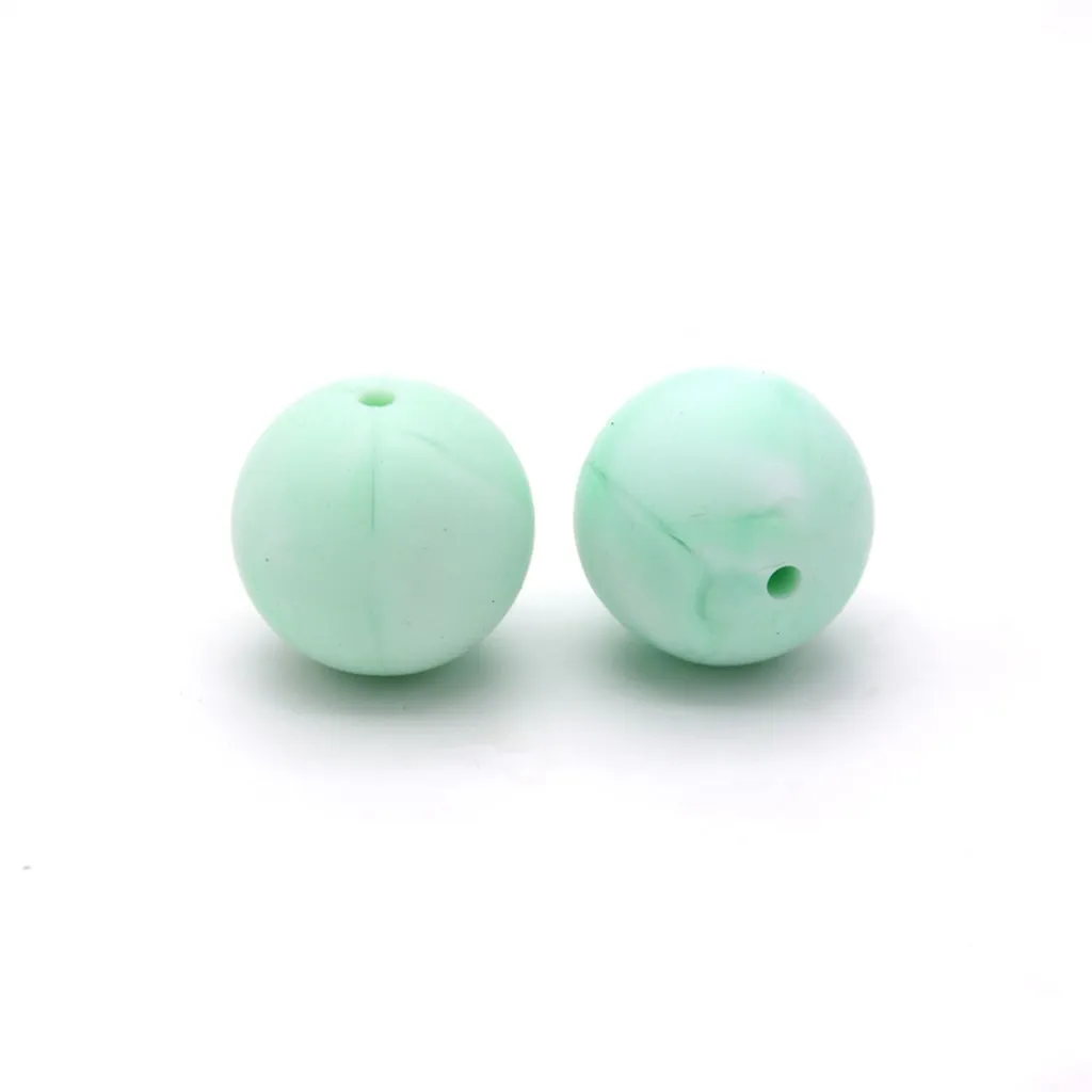 Silicone Beads, Solid Colors, 15 mm - Image 11