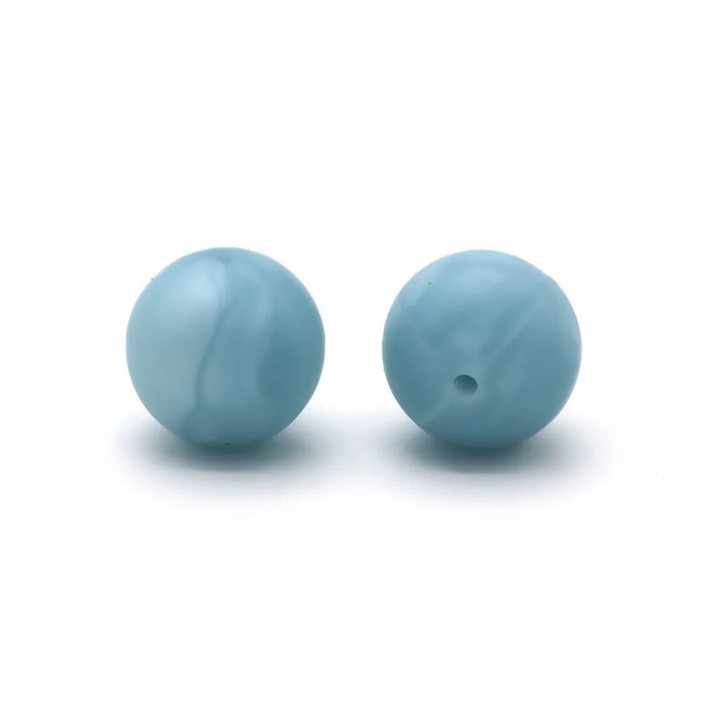 Silicone Beads, Solid Colors, 15 mm - Image 13