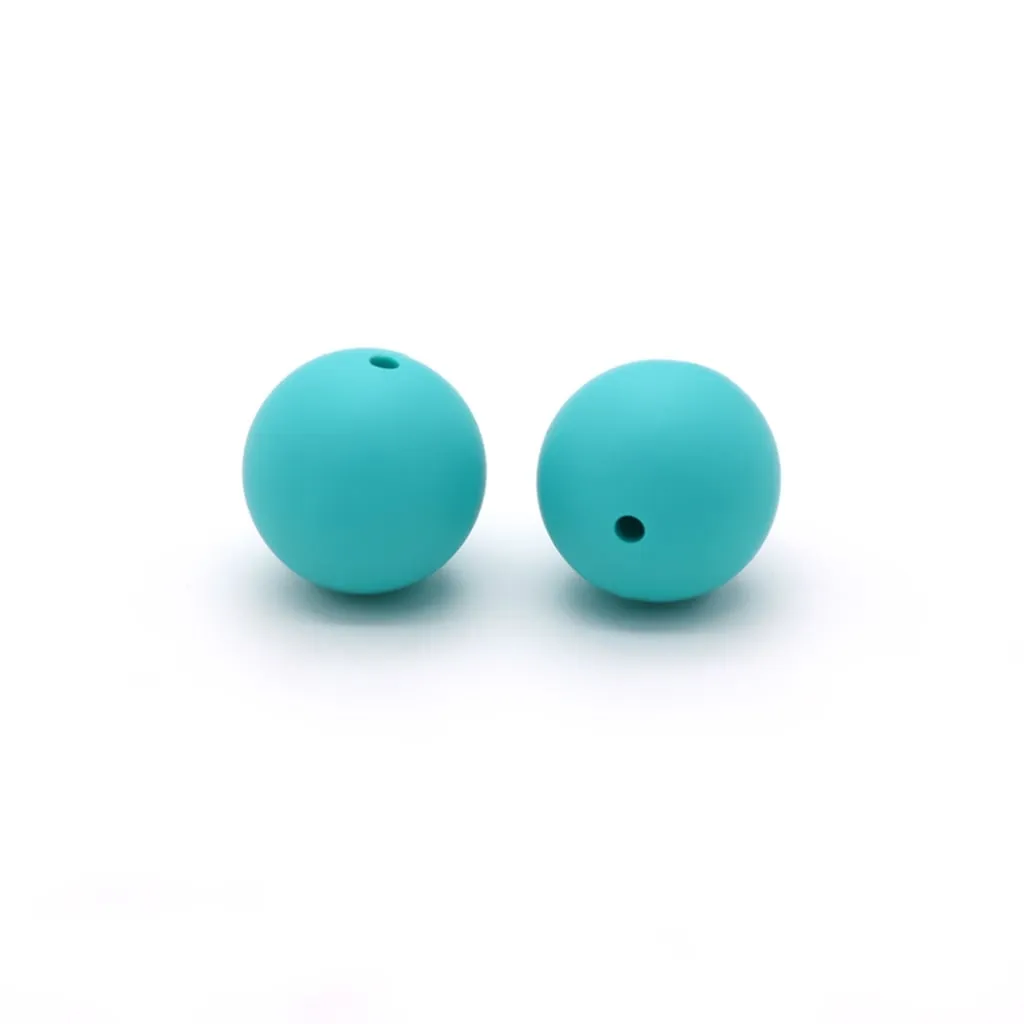 Silicone Beads, Solid Colors, 15 mm - Image 17