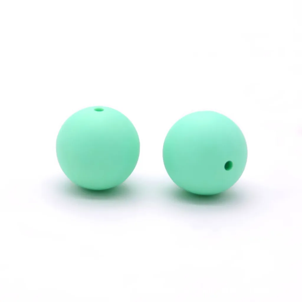 Silicone Beads, Solid Colors, 15 mm - Image 20