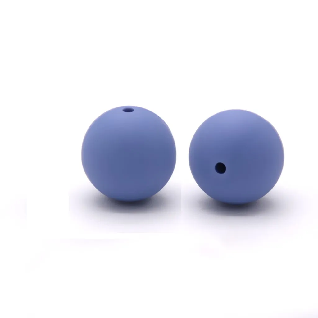 Silicone Beads, Solid Colors, 15 mm - Image 27