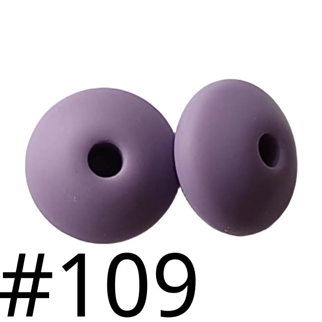 Silicone Lentil Beads 12mm - Image 15