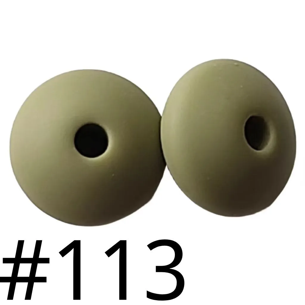 Silicone Lentil Beads 12mm - Image 21