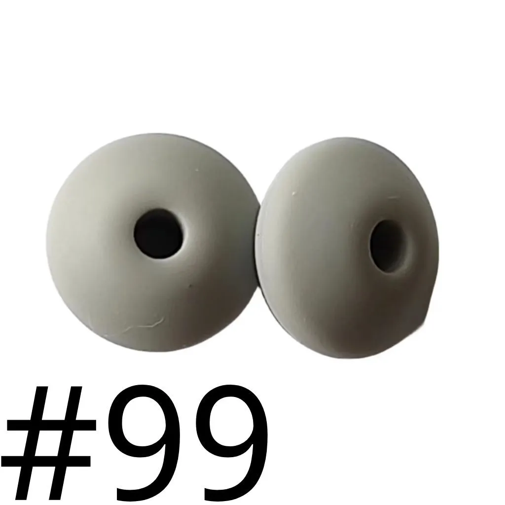 Silicone Lentil Beads 12mm - Image 22