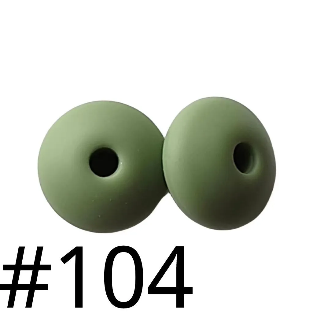 Silicone Lentil Beads 12mm - Image 31