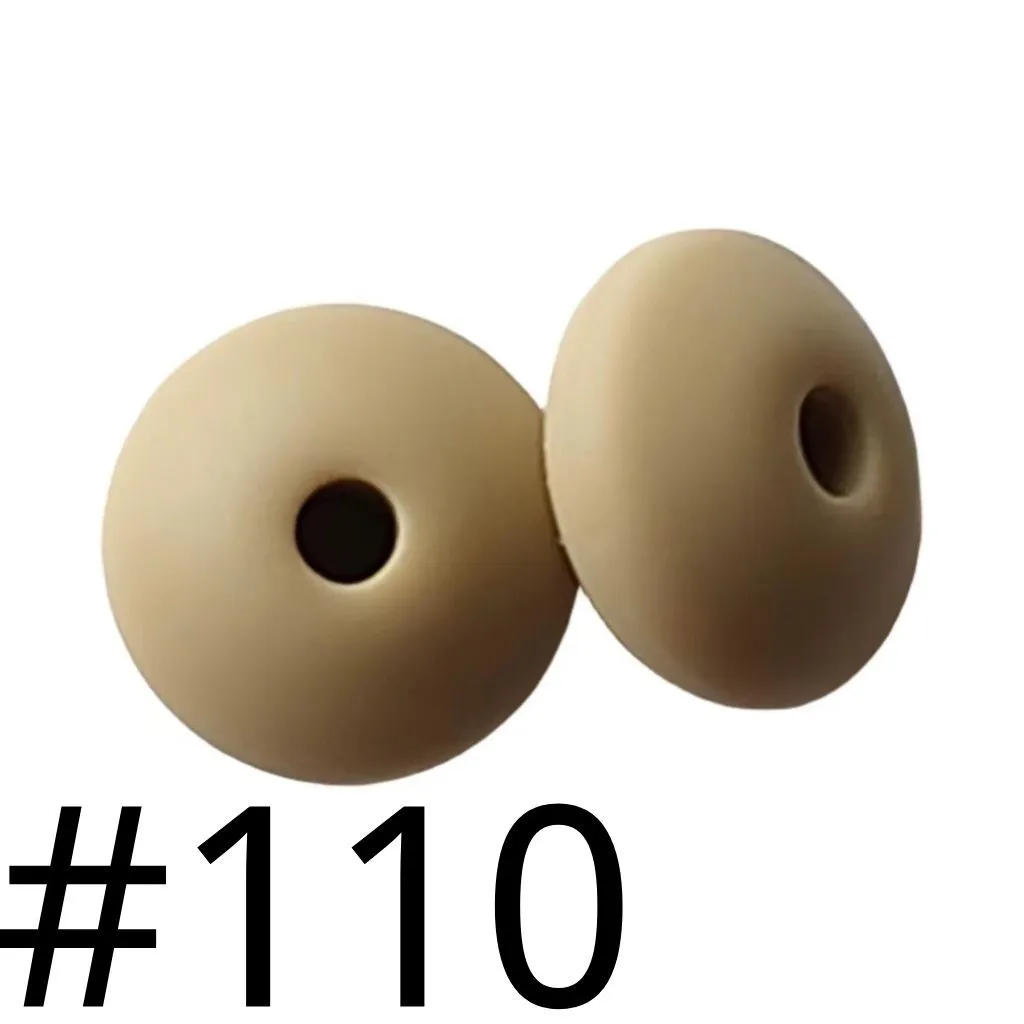 Silicone Lentil Beads 12mm - Image 32